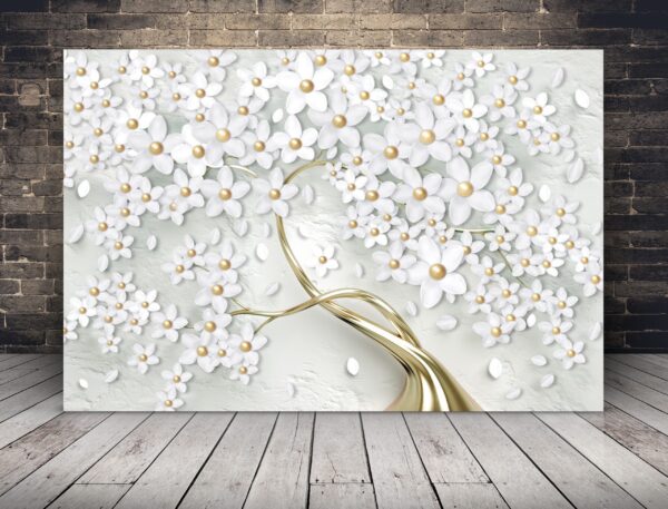 Image d'un arbre avec des fleurs