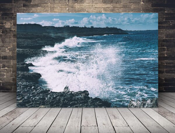 Photo de vagues de la mer