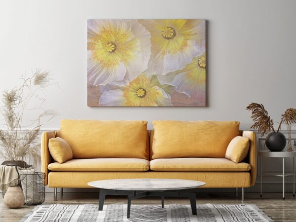 Image de fleurs blanches et dorées – Image 3