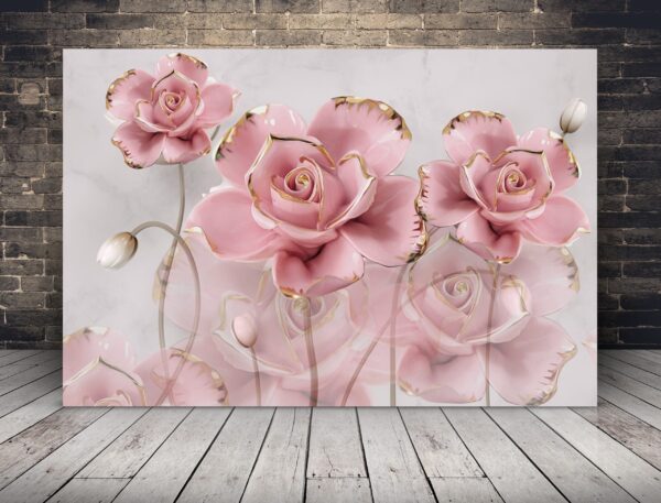 Une image de roses roses