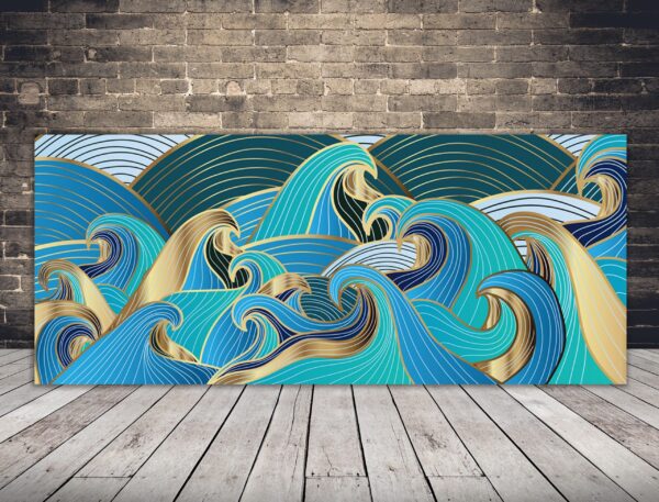 Peinture Vagues de la mer II