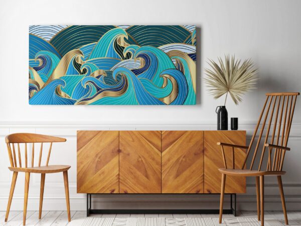 Peinture Vagues de la mer II – Image 3