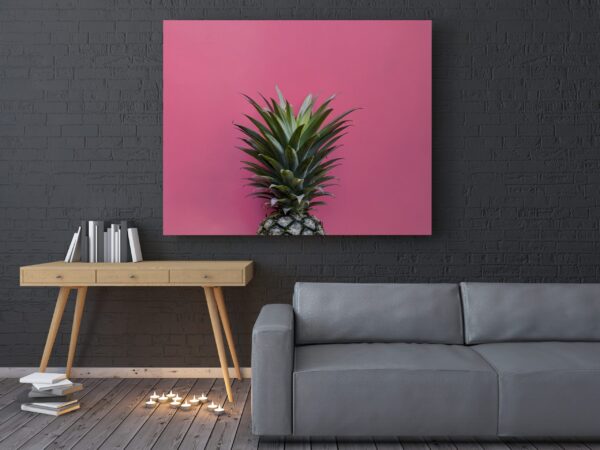 Image d'ananas sur fond rose – Image 3
