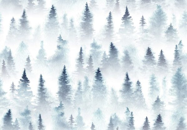 Forêt Aquarelle Peinture – Image 2