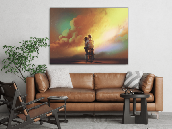 Une image d'un couple au coucher du soleil – Image 3