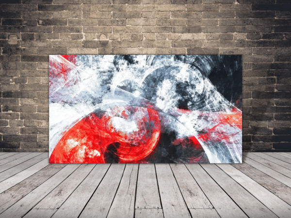 Image des variations rouges et blanches