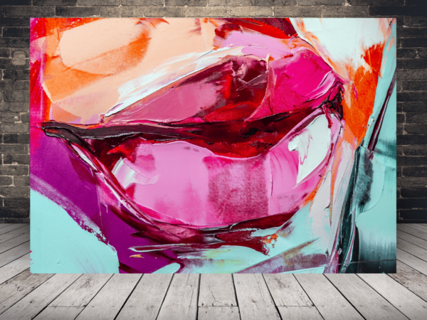 Une image d'une bouche féminine