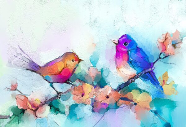 Photo d'oiseau aquarelle – Image 2