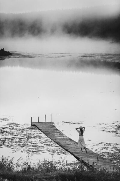 Image de plage monochrome – Image 2