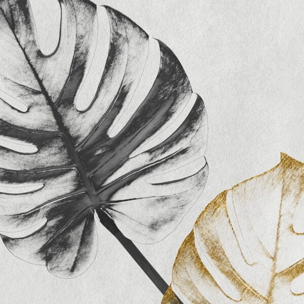 Une image de feuilles d'or et d'argent – Image 2