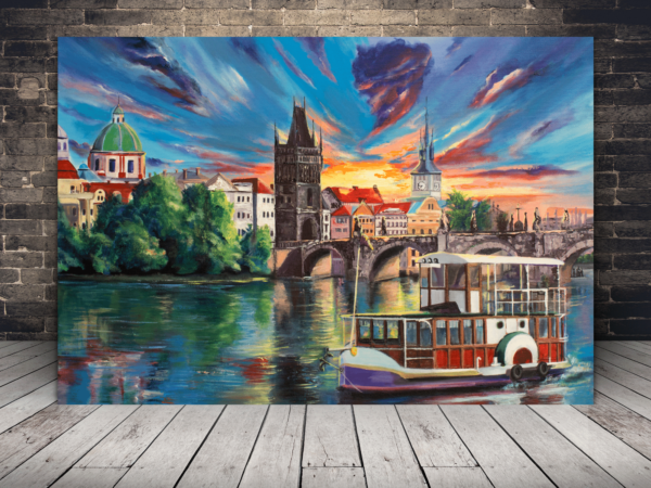 Image de la ville et du fleuve