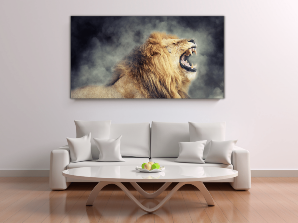 Une image d'un lion rugissant – Image 3