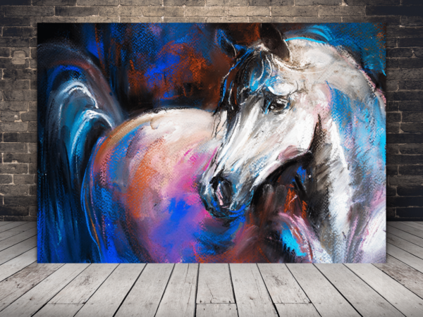 Image d'un cheval peint