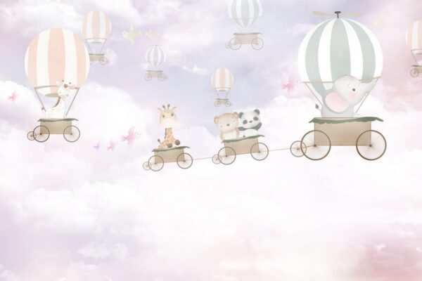 Paper Peint Ballon Animaux