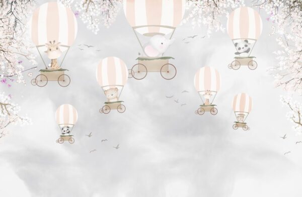 Papier Peint Ballons Sur Roulettes