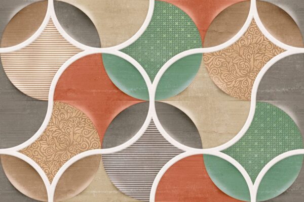 Papier Peint Céramique Vitrail