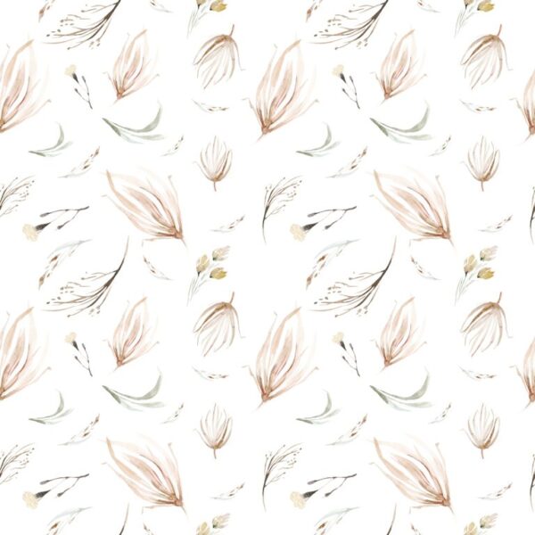 Papier Peint Motif Floral Délicat