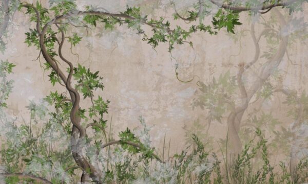 Papier Peint Plantes grimpantes exotiques
