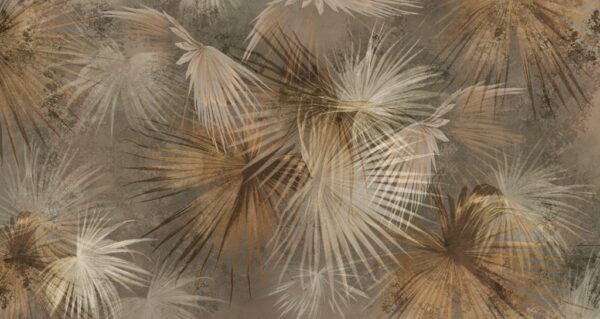 Papier Peint Feuilles De Palmier Étoilé