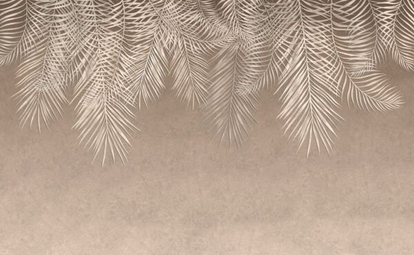 Papier Peint Feuilles De Palmier Brillantes