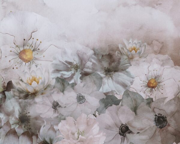 Papier Peint Bouquet Lumineux