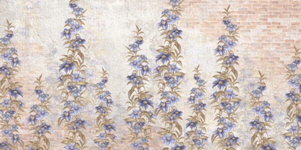 Papier Peint Flowering Climber On A Wall