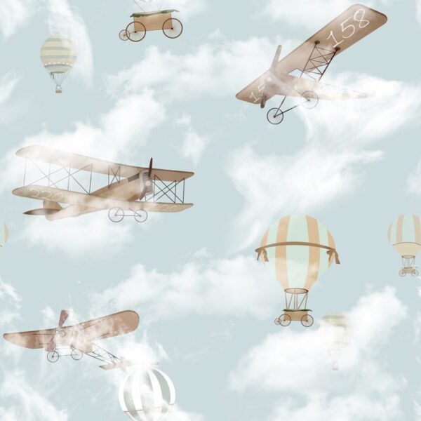 Papier Peint Voler dans les nuages