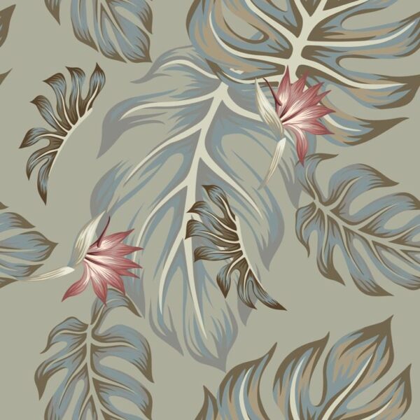 Papier Peint Feuilles de Monstera