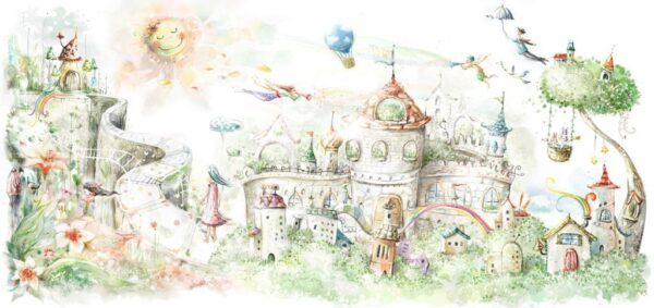 Papier Peint Château Magique