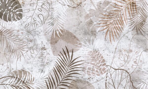 Paper Peint Mural Feuilles Tropicales