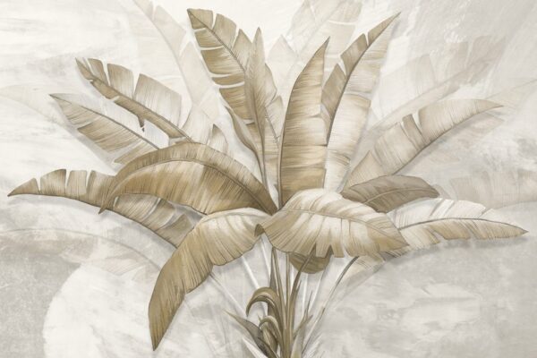 Papier Peint Plume De Feuilles De Bananier