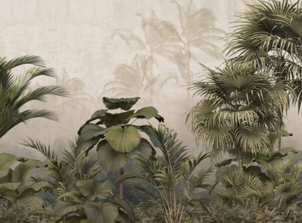 Papier Peint Plumes De Plantes Tropicales