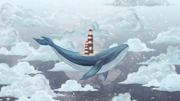 Papier Peint Baleine Du Ciel Pour Bébé