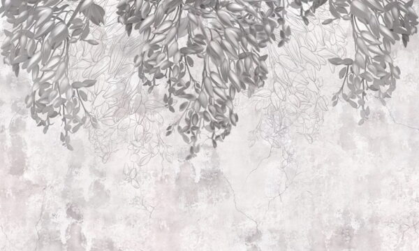 Papier Peint Gris Ivy