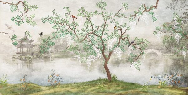 Papier Peint Dans Le Jardin Japonais