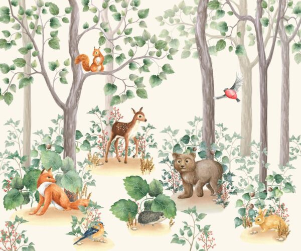 Papier Peint Animaux De La Forêt