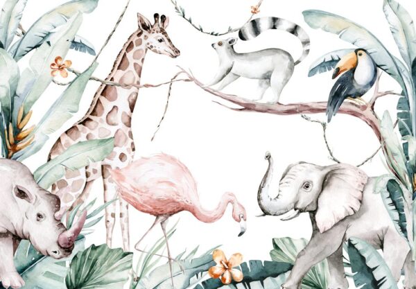 Papier Peint Animaux Sauvages Africains