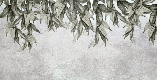 Papier peint Feuilles pendantes