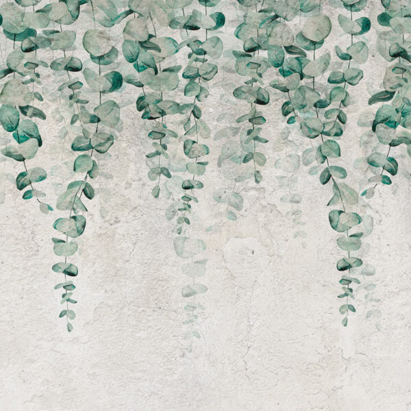 Papier peint Feuilles vertes