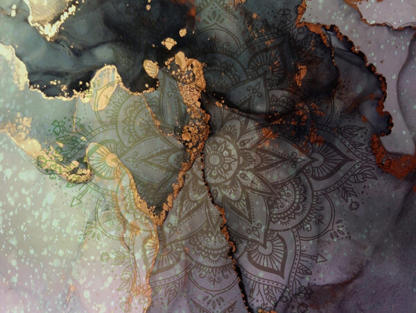 Peinture murale Mandala