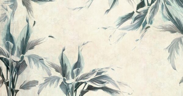 Papier peint Feuilles vertes