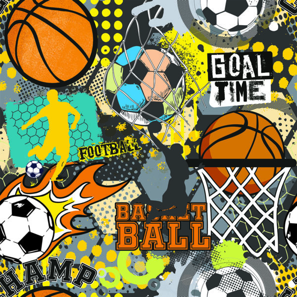 Papier peint Temps de sport