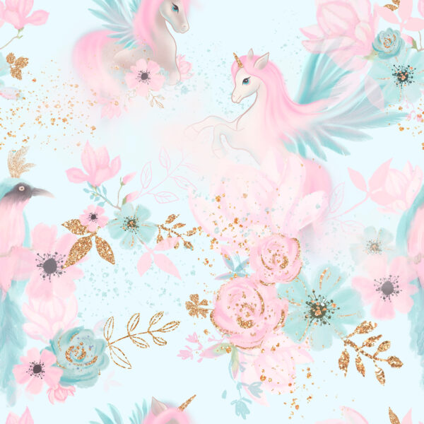 Papier peint Licornes magiques