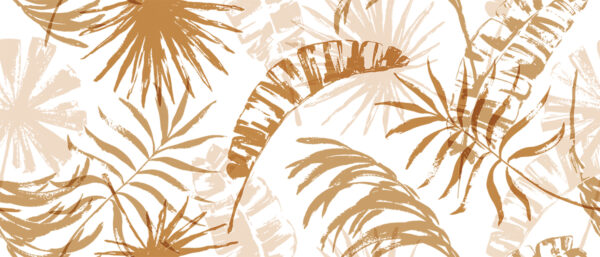 Papier peint Feuilles de palmier de vacances