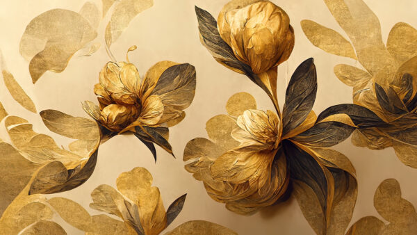 Papier peint Fleurs nobles