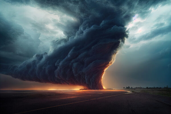 Papier peint Tornade