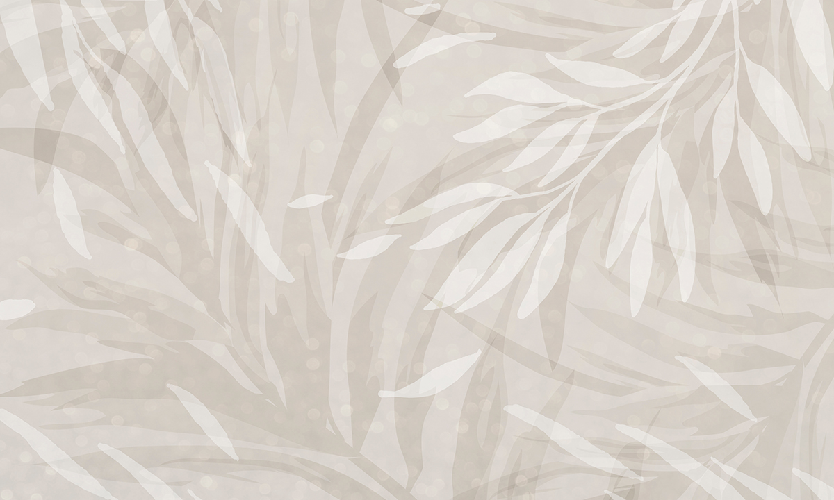 Image,For,The,Interior.,Beige,Wallpaper.,Nude,Leaves.,Fresco.,Mural.
