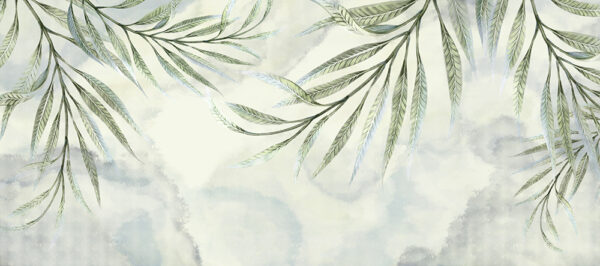 Papier peint Feuilles de palmier