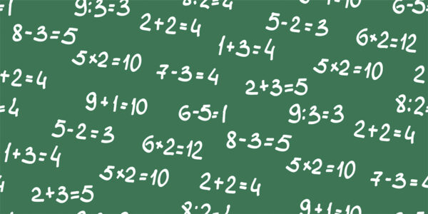Papier peint Tableau mathématique