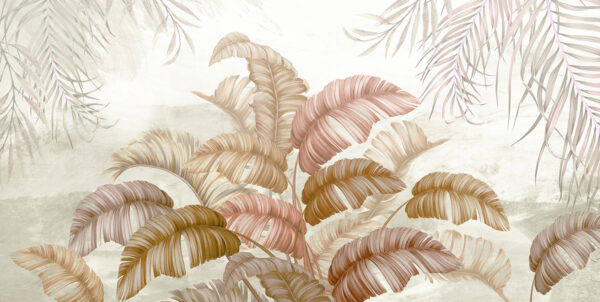 Papier peint Tour des Feuilles